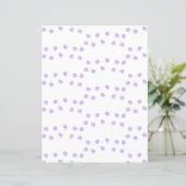 装飾ラベンダースワーズスクラップブック紙 (スタンド正面)