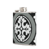 装飾ルネッサンスロゼットタイルデザイン フラスク (左)