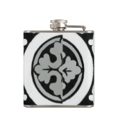 装飾ルネッサンスロゼットタイルデザイン フラスク (裏面)