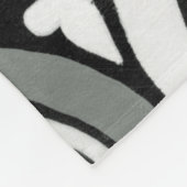 装飾ルネッサンスロゼットタイルデザイン フリースブランケット (角)