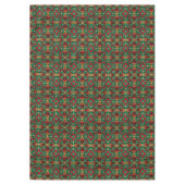 装飾レッドグリーンホリデーテーブルクロス テーブルクロス (正面)