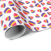 装飾レトロクリスマスキャンディパターン ラッピングペーパー (ロールコーナー)