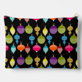 装飾レトロクリスマス装飾ボール アクセサリーポーチ (裏面)