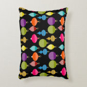 装飾レトロクリスマス装飾ボール アクセントクッション (正面(垂直))