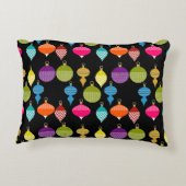 装飾レトロクリスマス装飾ボール アクセントクッション (裏面)