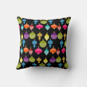 装飾レトロクリスマス装飾ボール クッション (裏面)