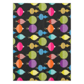 装飾レトロクリスマス装飾ボール テーブルクロス (正面)