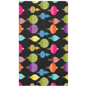 装飾レトロクリスマス装飾ボール テーブルクロス (正面)