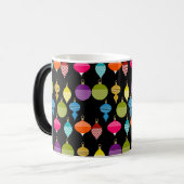 装飾レトロクリスマス装飾ボール モーフィングマグカップ (正面左)