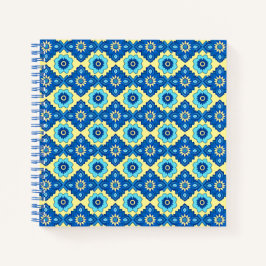 装飾レトロ幾何学模様 ノートブック