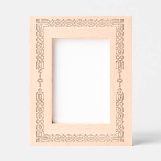 装飾レーザーエッチング写真枠 レーザー彫刻フレーム (正面)