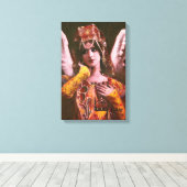 装飾ヴィンテージエンジェルキャンバスプリント キャンバスプリント (インサイチュ (ウッドフロア))