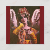 装飾ヴィンテージエンジェル割引カード 割引カード (正面)