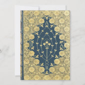 装飾ヴィンテージ本のテーマ結婚は セーブザデート (裏面)