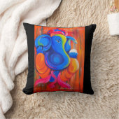 装飾主ガネシャインディアン神話 クッション (ブランケット)