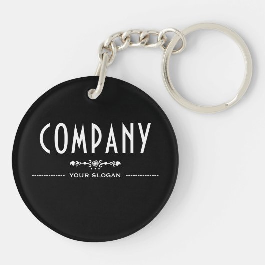装飾会社名 キーホルダー (裏面)