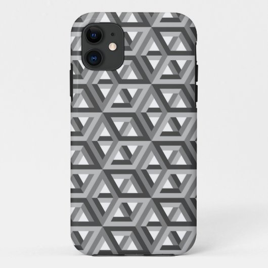 装飾六角形モザイクパターン#6 Case-Mate iPhoneケース (裏面)