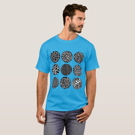 装飾円 Tシャツ (正面フル)