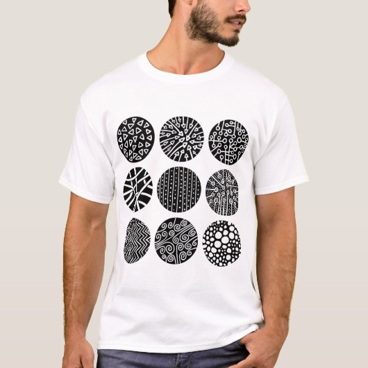 装飾円 Tシャツ (正面)
