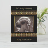 装飾写真枠記念サービス招待状 招待状 (スタンド正面)