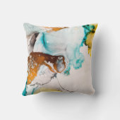 装飾写真。装飾絵を描。アルコールインク  クッション (裏面)