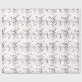 装飾冬のクリスマスデザイン ラッピングペーパー (フラット)