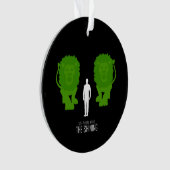 装飾刈り込み法のライオン オーナメント (正面)