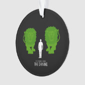 装飾刈り込み法のライオン オーナメント (正面)