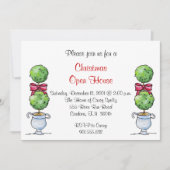 装飾刈り込み法の休日の招待状 招待状 (正面)