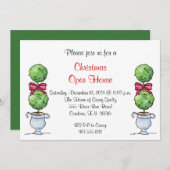 装飾刈り込み法の休日の招待状 招待状 (正面/裏面)