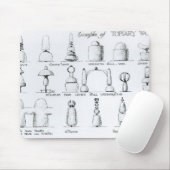 装飾刈り込み法の例は、1902年働きます(版木、銅版、版画) (b/w pH マウスパッド (マウス)