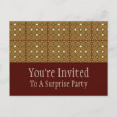 装飾刈り込み法の招待状の郵便はがき インビテーションポストカード (正面)