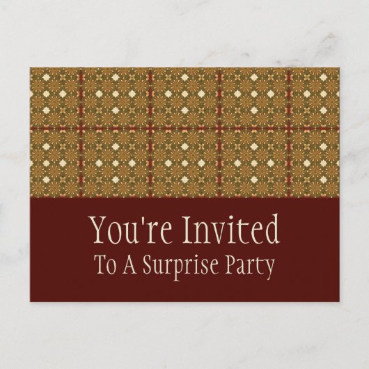 装飾刈り込み法の招待状の郵便はがき インビテーションポストカード (正面)