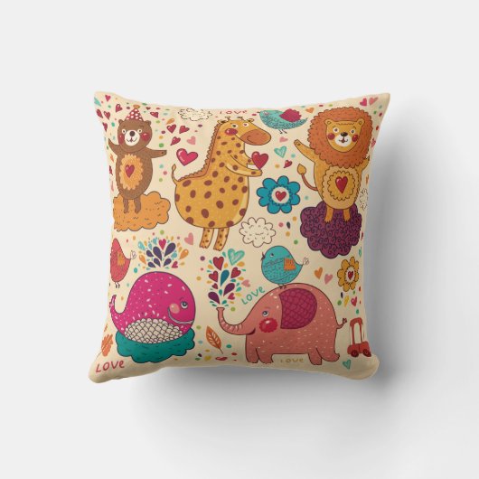 装飾動物 クッション (裏面)