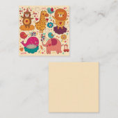 装飾動物 ノートカード (正面/裏面)
