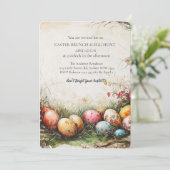 装飾卵フローラ及び卵狩り 招待状 (スタンド正面)