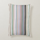 装飾及びカラフル ストライプ アクセントクッション (裏面(縦))