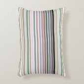 装飾及びカラフル ストライプ アクセントクッション (正面(垂直))
