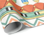 装飾古代エジプトのオーナメントシームレス ラッピングペーパー (ロールコーナー)