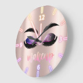 装飾可能なクールトレンディーバラ金ゴールドフェイクグリッターラヘス ラージ壁時計 (傾斜)