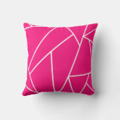 装飾可逆ピンク及び黒モザイクスタイル クッション (裏面)