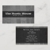 装飾名刺素朴紙柄 名刺 (正面/裏面)