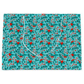 装飾品クリスマスキャンディキャンヌーズとさくらんぼ ラージペーパーバッグ (正面)