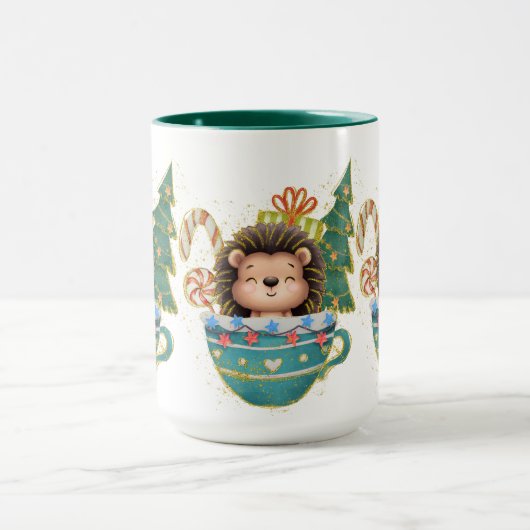 装飾品クリスマスワンダフルライオンマグカップ マグカップ (中央)