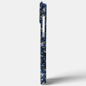 装飾品クリスマス[3D]スカンジナビアスタイルブルー Case-Mate iPhoneケース (裏面 / 左)