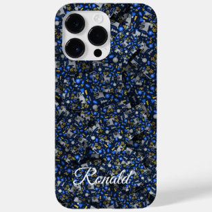 装飾品クリスマス[3D]スカンジナビアスタイルブルー Case-Mate iPhone 14 PRO MAXケース