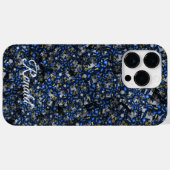 装飾品クリスマス[3D]スカンジナビアスタイルブルー Case-Mate iPhoneケース (裏面 (横))