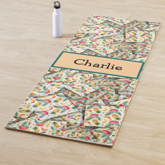 装飾品トロピカルフルーツ[3D]ヨガマット ヨガマット (インサイチュ)