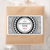 装飾品01 – 黒オンホワイト ラベル (インサイチュ)