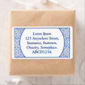 装飾品02 – ネイビーブルオン白 ラベル (インサイチュ)